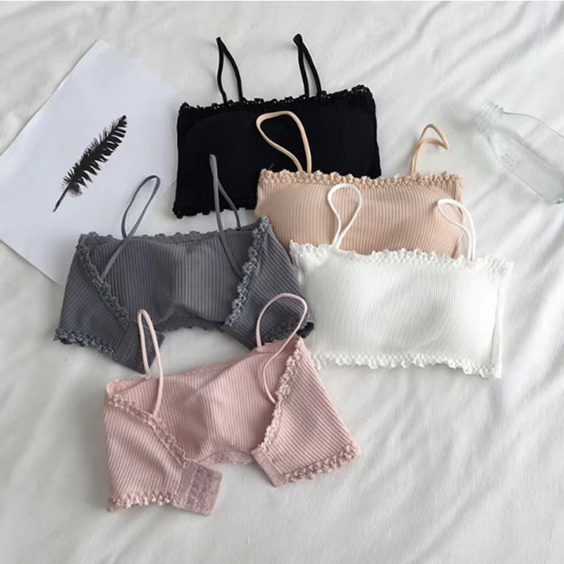 Women's Cotton Bra Female Tube - đánh giá và giá Suspender Tank Top