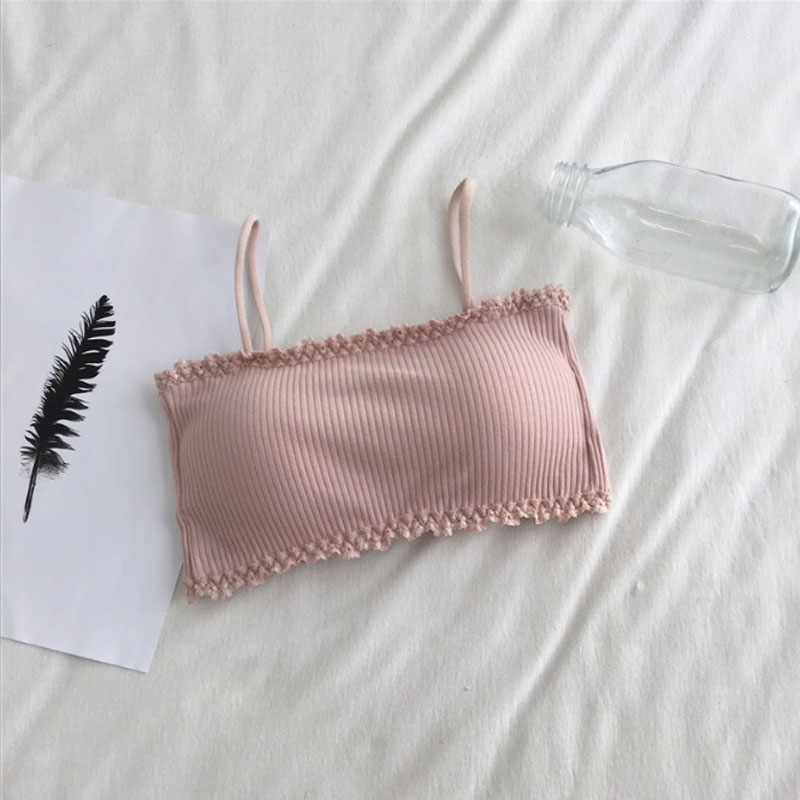 Women's Cotton Bra Female Tube - đánh giá và giá Suspender Tank Top
