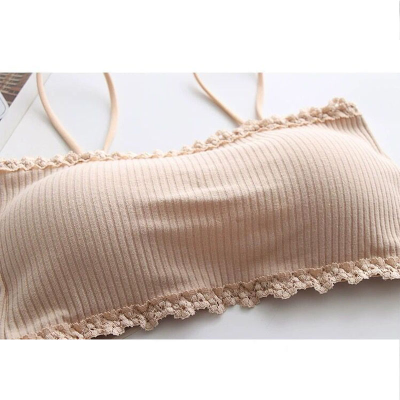 Women's Cotton Bra Female Tube - đánh giá và giá Suspender Tank Top