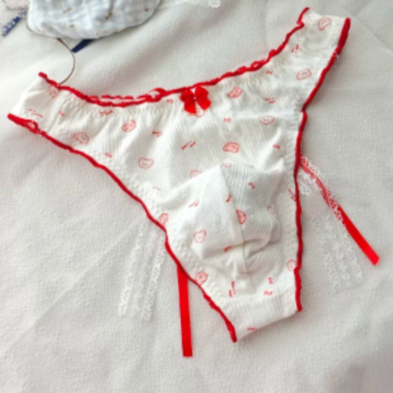 Japanese New Sweet Floral Bow  - đánh giá và giá Pouch Boxer Pouch
